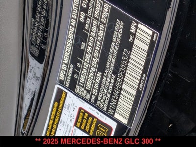 2025 Mercedes-Benz GLC 300 GLC 300
