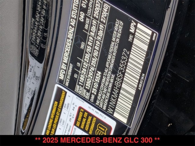 2025 Mercedes-Benz GLC 300 GLC 300