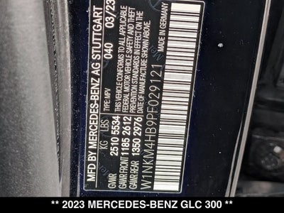 2023 Mercedes-Benz GLC 300 GLC 300