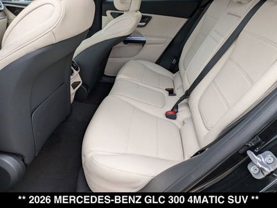 2026 Mercedes-Benz GLC 300 GLC 300 4MATIC® SUV