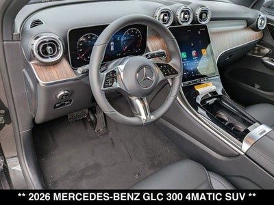 2026 Mercedes-Benz GLC GLC 300 4MATIC® SUV
