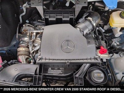2026 Mercedes-Benz Sprinter Crew Van 2500 Standard Roof I4 Diesel HO 144" RWD