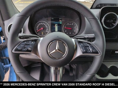 2026 Mercedes-Benz Sprinter Crew Van 2500 Standard Roof I4 Diesel HO 144" RWD