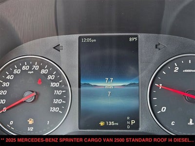 2025 Mercedes-Benz Sprinter Cargo Van 2500 Standard Roof I4 Diesel HO 144" RWD