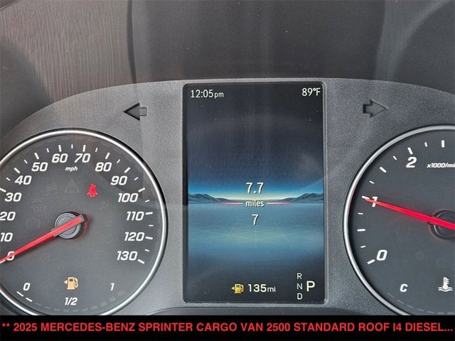 2025 Mercedes-Benz Sprinter Cargo Van 2500 Standard Roof I4 Diesel HO 144" RWD