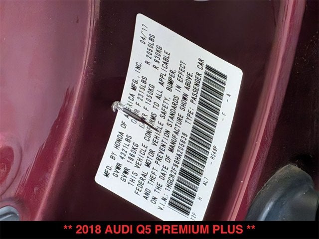 2018 Audi Q5 Premium Plus