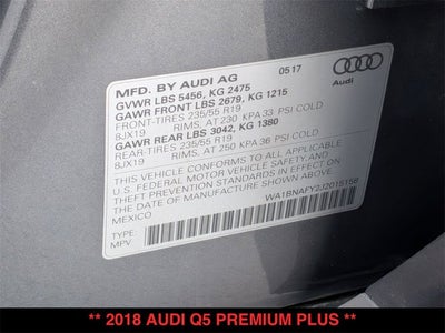 2018 Audi Q5 Premium Plus