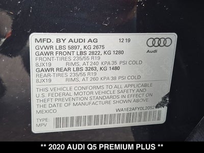 2020 Audi Q5 Premium Plus