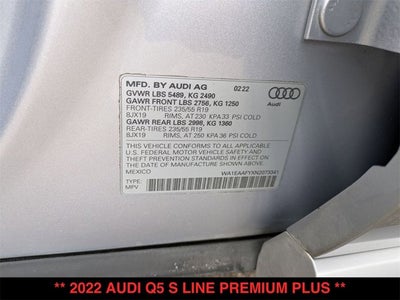 2022 Audi Q5 S line Premium Plus