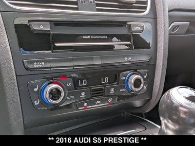 2016 Audi S5 Coupe Prestige