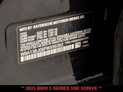 2023 BMW 5 Series 530i xDrive