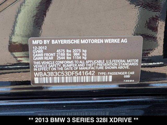2013 BMW 3 Series 328i xDrive