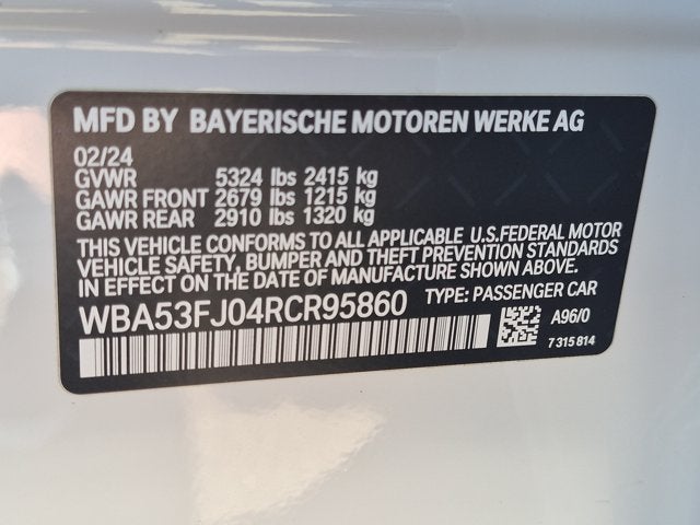 2024 BMW 5 Series 530i xDrive