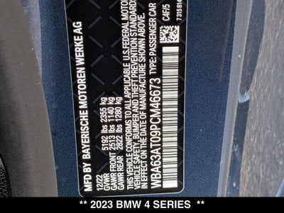 2023 BMW 4 Series M440i xDrive
