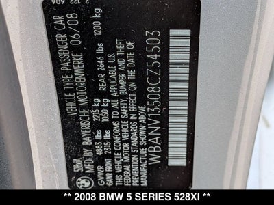 2008 BMW 5 Series 528xi