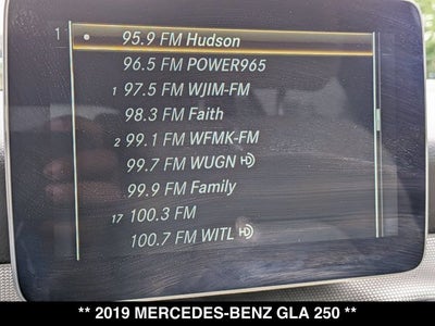 2019 Mercedes-Benz GLA 250 GLA 250