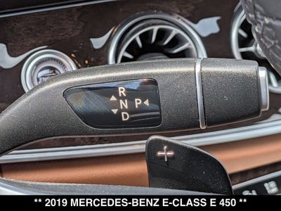 2019 Mercedes-Benz E 450 E 450