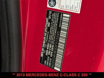 2013 Mercedes-Benz C 250 C 250