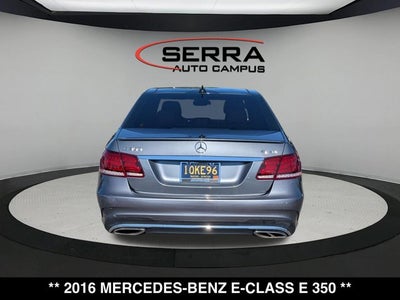 2016 Mercedes-Benz E 350 E 350